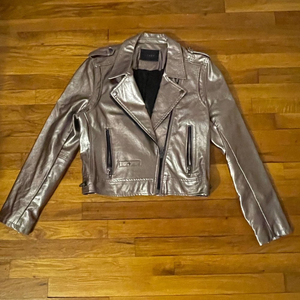 Blank NYC Metallic Moto Jacket